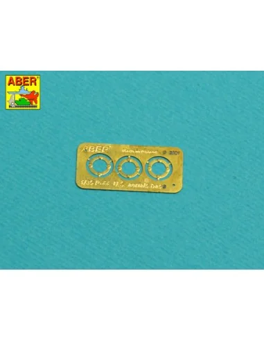 [NO_DESC] Set of 2 NATO antennas with mount bases - Aber Models R-44