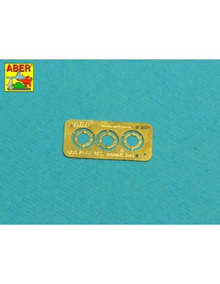 [NO_DESC] Set of 2 NATO antennas with mount bases - Aber Models R-44