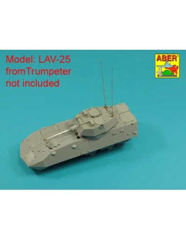 Set of 2 NATO antennas with mount bases - Aber Models R-44