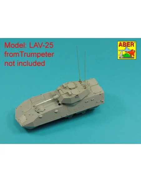 [NO_DESC] Set of 2 NATO antennas with mount bases - Aber Models R-44