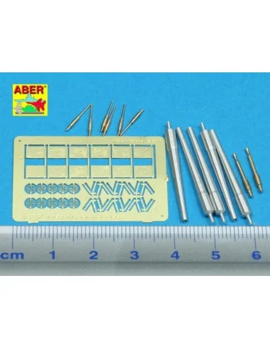 barrels for US Fletcher Clas Destroyer, 1/144 - Aber Models RE1:144...