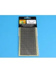 Railing 3 bar, horizontal, 1/150 - Aber Models RE-150-01 2