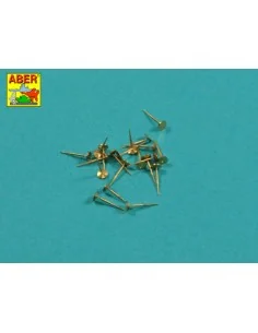Set of 20 pcs 40 mm Bofors Mk.1 barrels for US Navy ships, 1/200 - ... 2