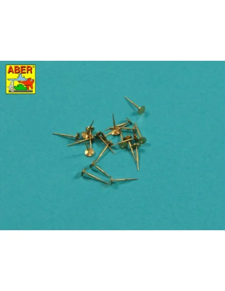 Set of 20 pcs 40 mm Bofors Mk.1 barrels for US Navy ships, 1/200 - ...
