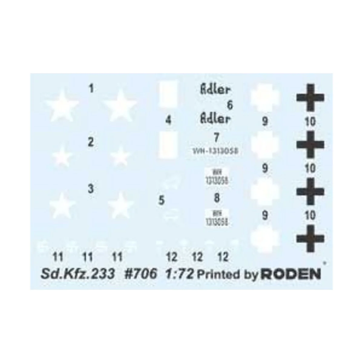 Sd.Kfz. 233 ''Stummel'' - Roden 706