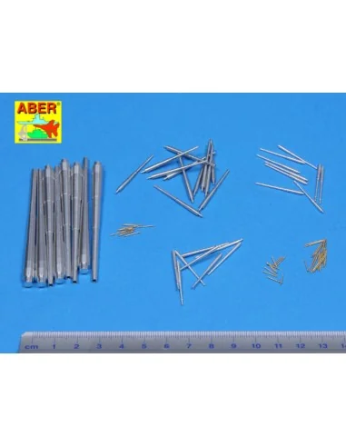 Set of barrels for Bismarck, 1/200 - Aber Models RE-200 L04