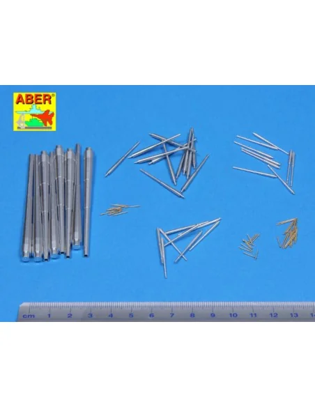 Set of barrels for Bismarck, 1/200 - Aber Models RE-200 L04