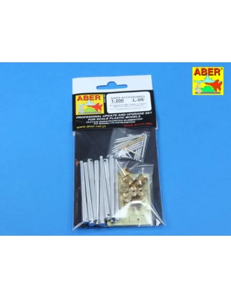 Set of barrels for HMS Rodney or Nelson, 1/200 - Aber Models RE-200...