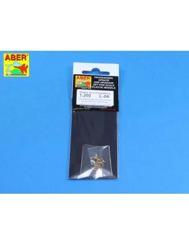 Set of barrels for pom-pom AA gun, 1/200 - Aber Models RE-200 L06