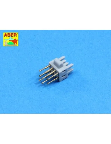 Set of barrels for pom-pom AA gun, 1/200 - Aber Models RE-200 L06