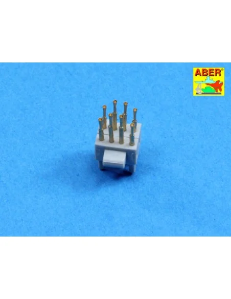 Set of barrels for pom-pom AA gun, 1/200 - Aber Models RE-200 L06