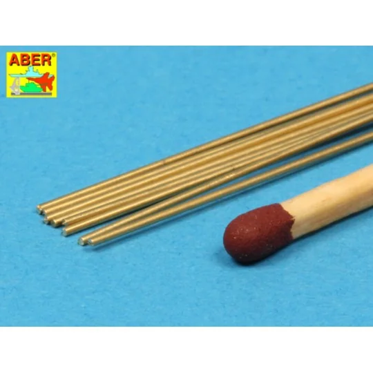 Brass round rods 0,6mm - Aber Models BR 06