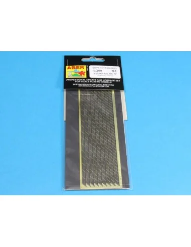 Aslant railing 45, 1/200 - Aber Models RE-200-03