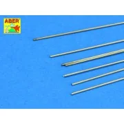 Brass round rods 0, 7mm length 250mm x7pcs - Aber Models BR 07 Brass round rods 0, 7mm length 250mm x7pcs - Aber Models BR 07