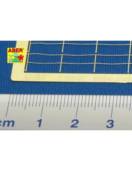 [NO_DESC] Ships chain railing -two horizontal bars, 1/200 - Aber Mo...
