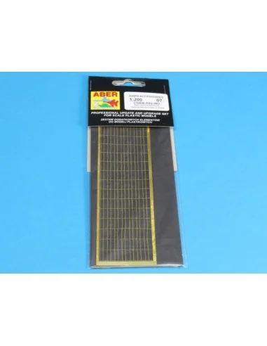 Ships chain railing -two horizontal bars, 1/200 - Aber Models RE-20...
