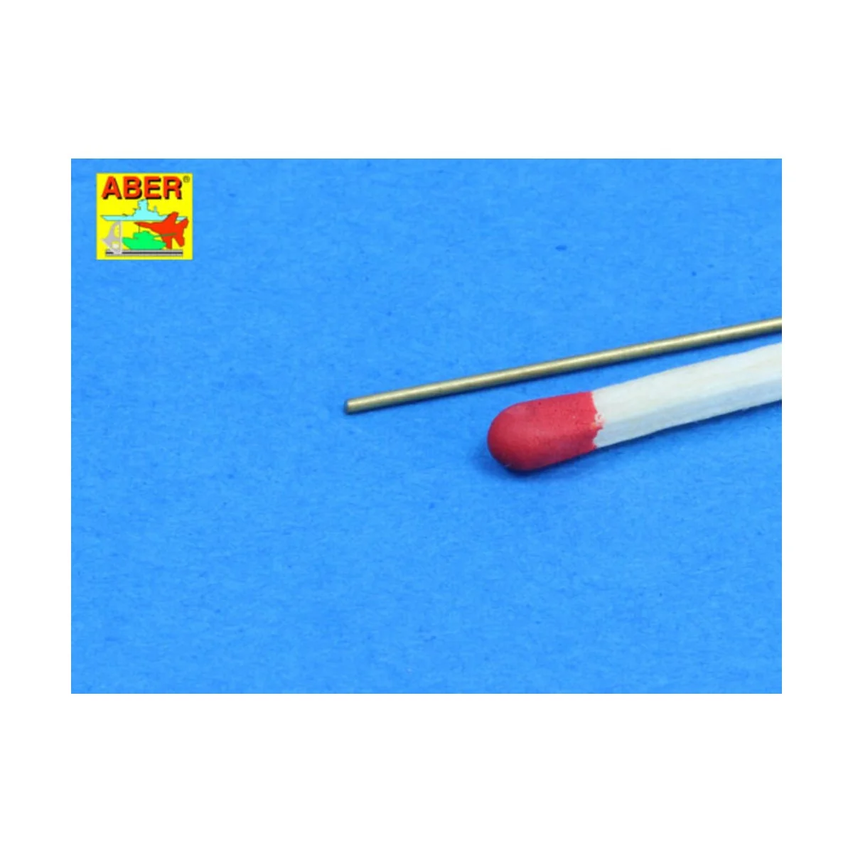 Brass round rods 0, 7mm length 250mm x7pcs - Aber Models BR 07 Brass round rods 0, 7mm length 250mm x7pcs - Aber Models BR 07