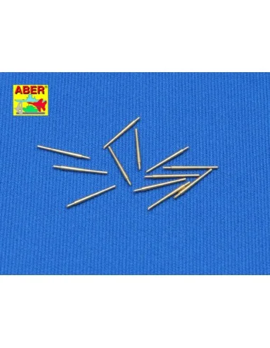 12 pcs 127 mm long barrels for Japan ships, 1/350 - Aber Models RE-...
