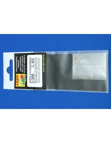 12 pcs 127 mm short barrels for Japan ships, 1/350 - Aber Models RE...