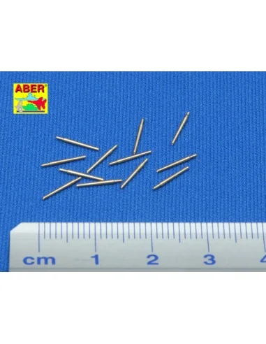 12 pcs 127 mm short barrels for Japan ships, 1/350 - Aber Models RE...
