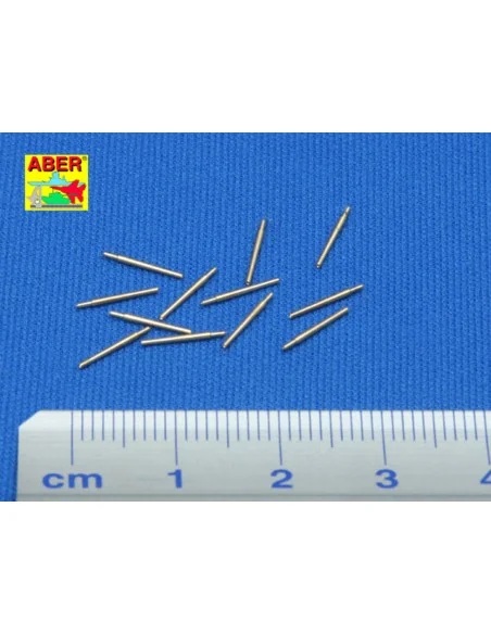 12 pcs 127 mm short barrels for Japan ships, 1/350 - Aber Models RE...