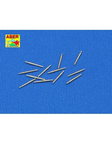 12 pcs 127 mm short barrels for Japan ships, 1/350 - Aber Models RE...