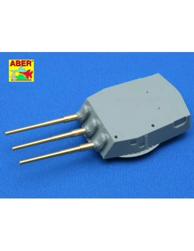 Set of 9 pcs 406 mm barrels Missouri, 1/350 - Aber Models RE-350 L04