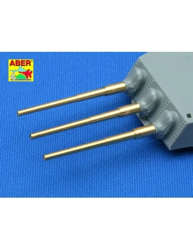 Set of 9 pcs 406 mm barrels Missouri, 1/350 - Aber Models RE-350 L04