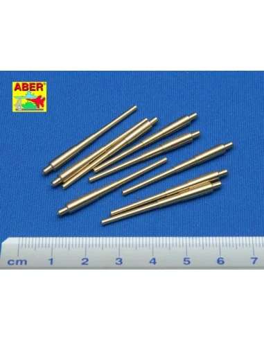 Set of 9 pcs 406 mm long barrels North Carolina, 1/350 - Aber Model...