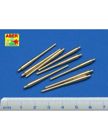Set of 9 pcs 406 mm long barrels North Carolina, 1/350 - Aber Model...