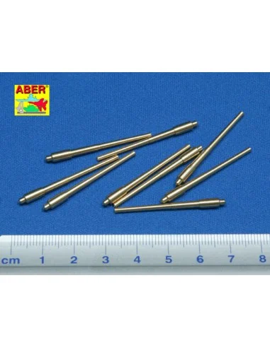 Set of 9 pcs 406 mm short barrels for North Carolina, 1/350 - Aber ...