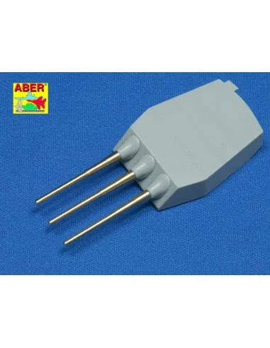 Set of 9 pcs 406 mm short barrels for North Carolina, 1/350 - Aber ...