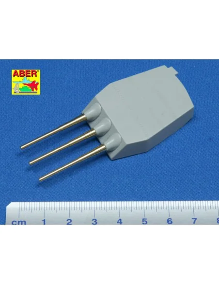 Set of 9 pcs 406 mm short barrels for North Carolina, 1/350 - Aber ...