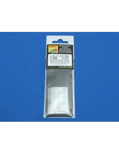 Set of pcs 127 mm barrels for U.S.Navy ships, 1/350 - Aber Models R...