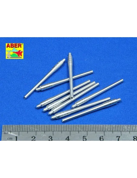 9 pcs 460 mm barrels for Yamato, 1/350 - Aber Models RE-350 L09