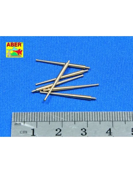 6 pcs 155 mm barrels for Yamato, 1/350 - Aber Models RE-350 L10