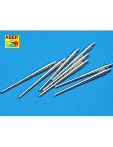 8 pcs 380 mm barrels for Bismarck, 1/350 - Aber Models RE-350 L11