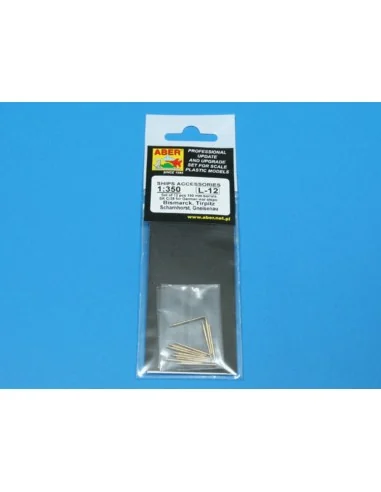 [NO_DESC] 12 pcs 150 mm barrels for Bismarck, 1/350 - Aber Models R...