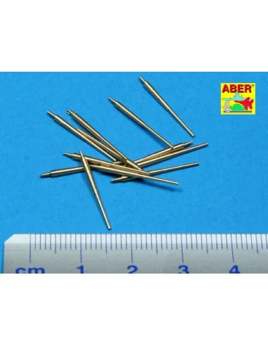 12 pcs 150 mm barrels for Bismarck, 1/350 - Aber Models RE-350 L12