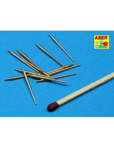 [NO_DESC] 12 pcs 150 mm barrels for Bismarck, 1/350 - Aber Models R...