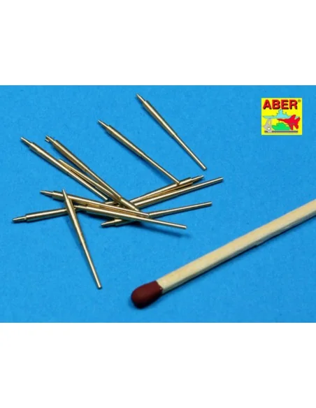 [NO_DESC] 12 pcs 150 mm barrels for Bismarck, 1/350 - Aber Models R...