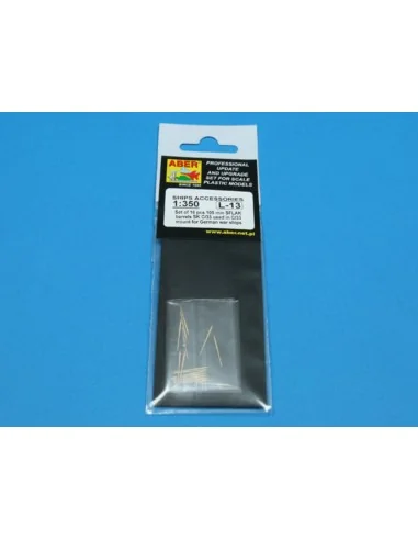 [NO_DESC] 16 pcs 105 mm in C/33 mount for German, 1/350 - Aber Mode...
