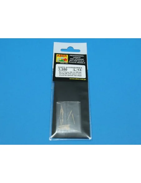 [NO_DESC] 16 pcs 105 mm in C/33 mount for German, 1/350 - Aber Mode...