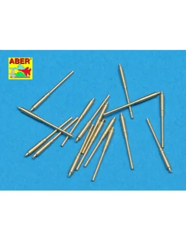 16 pcs 105 mm in C/37 mount for German, 1/350 - Aber Models RE-350 L14