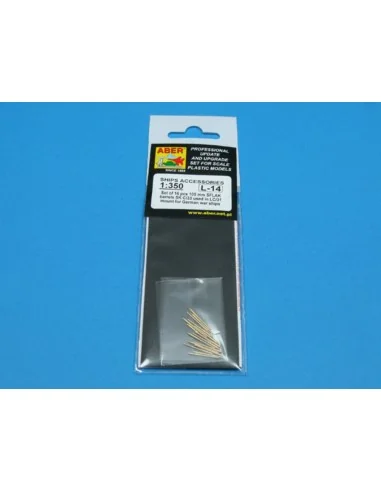 16 pcs 105 mm in C/37 mount for German, 1/350 - Aber Models RE-350 L14