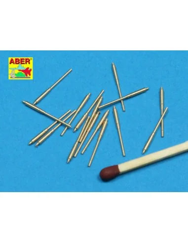 16 pcs 105 mm in C/37 mount for German, 1/350 - Aber Models RE-350 L14