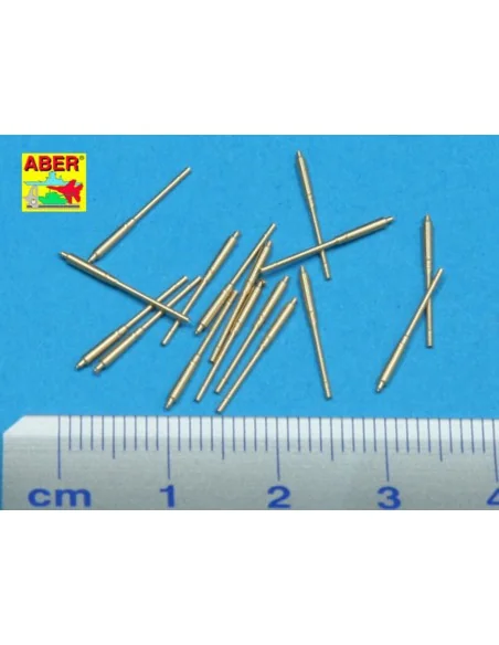 16 pcs 105 mm in C/37 mount for German, 1/350 - Aber Models RE-350 L14