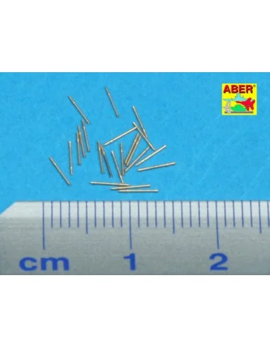 20 pcs 20 mm L/65 barrels C/38, 1/350 - Aber Models RE-350 L16