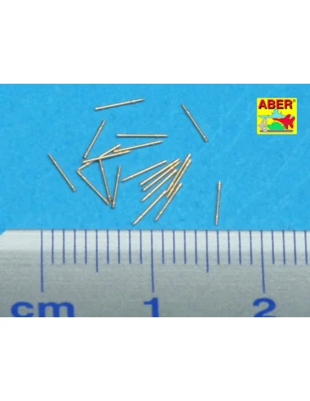 20 pcs 20 mm L/65 barrels MG C/30, 1/350 - Aber Models RE-350 L17