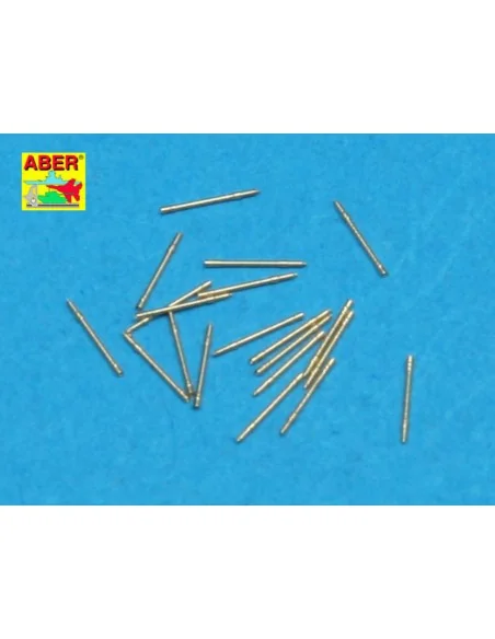 20 pcs 20 mm L/65 barrels MG C/30, 1/350 - Aber Models RE-350 L17
